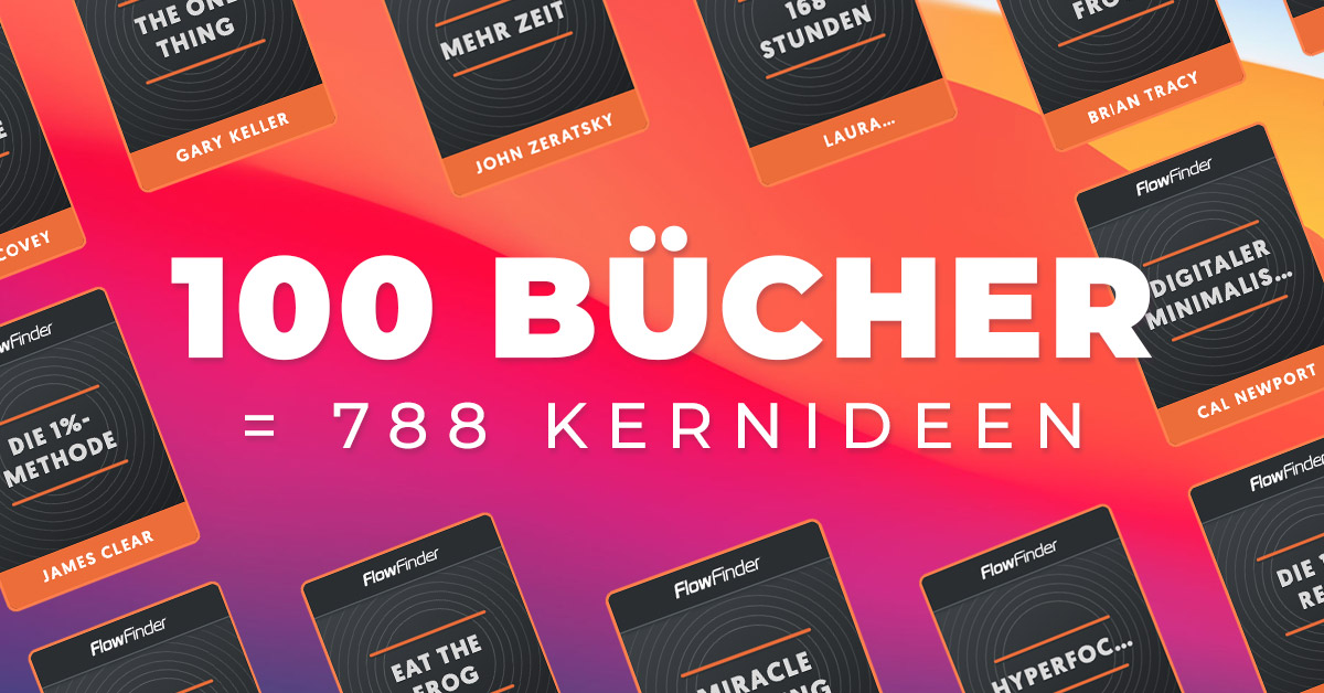 Flowfin GRATIS: 100 Buchzusammenfassungen › FlowFinder