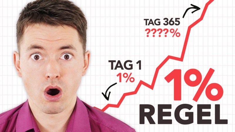 Die 1%-Regel, die Dein Leben verändert